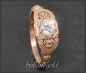 Preview: Diamant 585 Gold Ring, 0,52ct, Si1-2; Antik Design